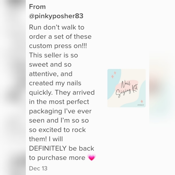 🫖 High Tea, Handmade Nail Set - Picture 7 of 13